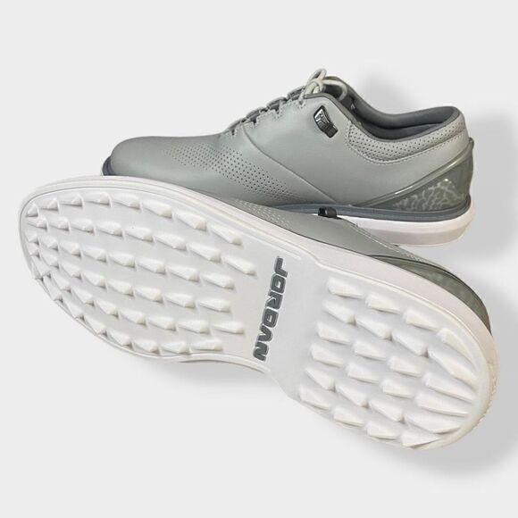 Nike Jordan ADG 4 Wolf Grey White Mens Golf Shoes Cleats DM0103-010 size 8 New - Picture 8 of 11